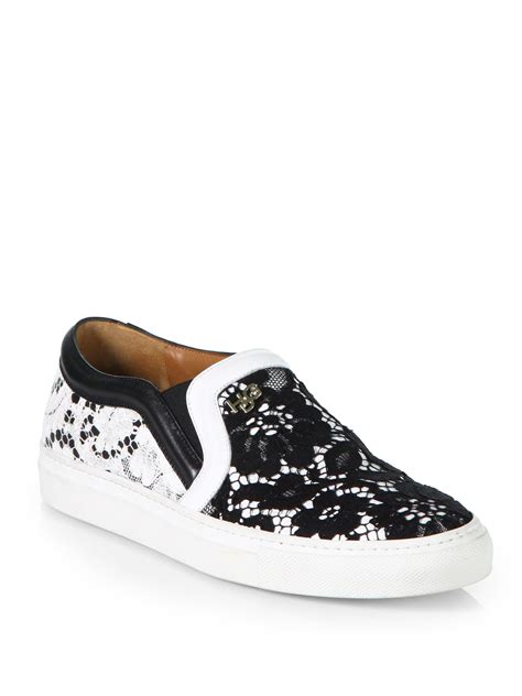 givenchy floral lace sneakers